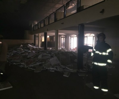 Chamado de incêndio no antigo TLC mobiliza equipes do Corpo de Bombeiros 