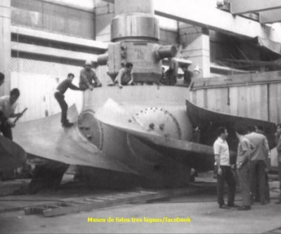Veja fotos da Usina de Jupiá durante sua contrução na década de 60