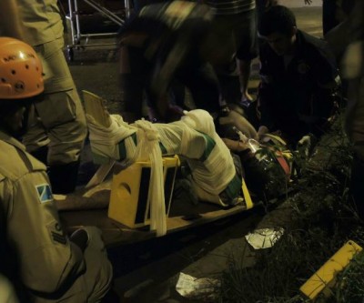 Acidente no bairro Vila Alegre deixa um motociclista ferido