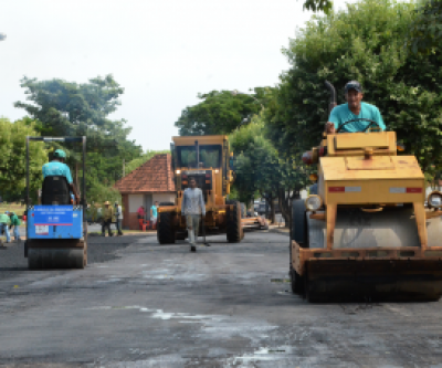 Recapeamento de estacionamentos da Avenida Rosário Congro é finalizado