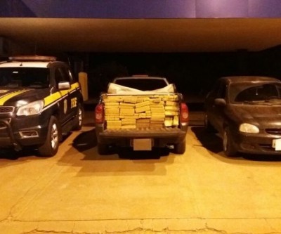 Mais de meia tonelada de maconha que seria entregue em Três Lagoas é interceptada pela PRF