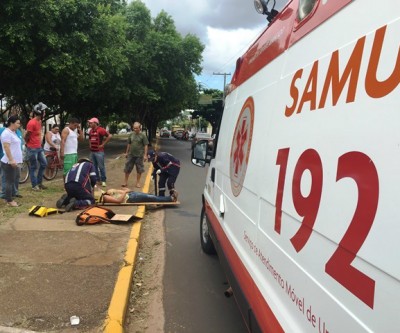 Idoso de 81 anos é atropleado na Avenida Filinto Müller no bairro Lapa