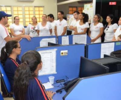 SAMU recebe visita de alunos de escola técnica de Ilha Solteira – SP