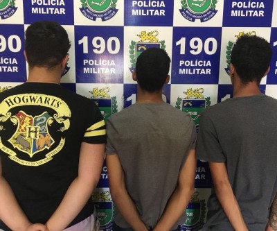 Ronda Escolar apreende jovens que consumia drogas aos fundos da escola Jomap
