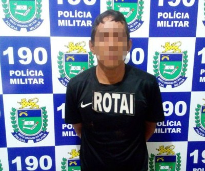 Bandido trapalhão é preso pela ROTAI no bairro Nossa Senhora Aparecida