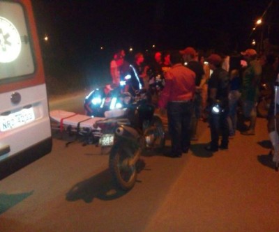 Homem tem mal súbito, cai da moto e SAMU é acionado