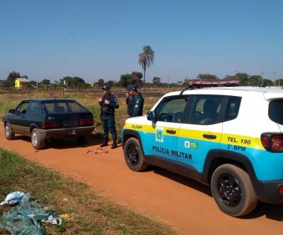 Carro furtado é recuperado pela Rádio Patrulha