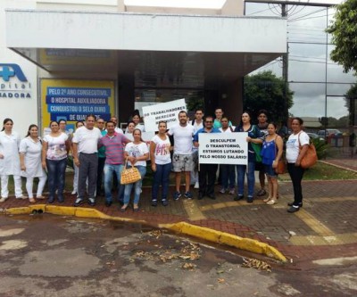 “Só voltaremos a trabalhar quando o hospital cumprir com os direitos dos trabalhadores”, afirmar funcionários 