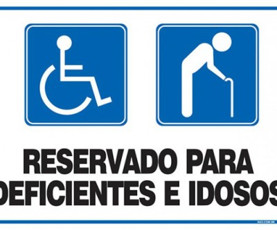 Está valendo multa dobrada para parada irregular em vagas especiais