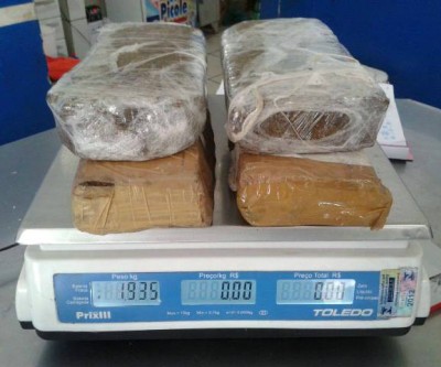 Polícia apreende droga arremessada no presídio Semi-Aberto de Três Lagoas