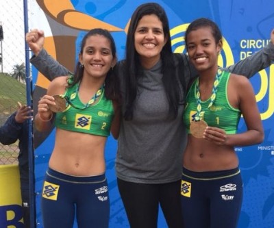 Representando MS, alunas da SEJUVEL conquistam 2º lugar no Brasileirão de vôlei de praia