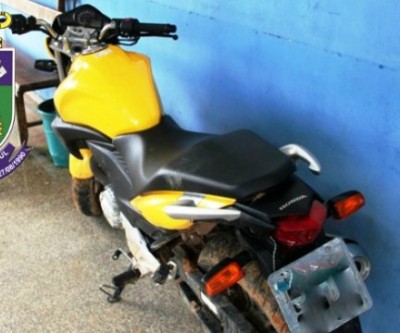 Polícia de Três Lagoas recupera moto que foi furtada em Julho 