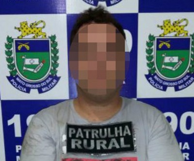 Jovem ameaça estrangeiro com arma branca, rouba seus pertences e é preso pela Patrulha Rural em poucos minutos