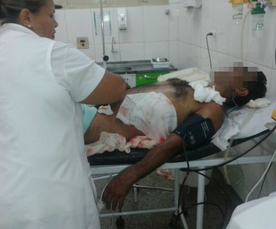  Para defender companheira, homem esfaqueia cunhado em Água Clara