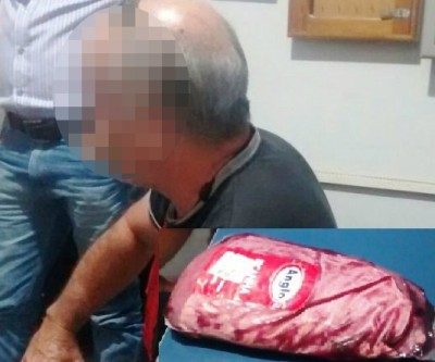 Idoso que furtava picanha em supermercado é detido pela PM 