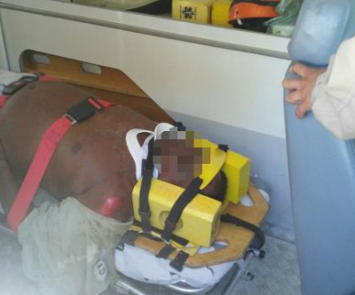 Motociclista fica ferido após colidir com traseira de caminhão no bairro Jupiá 