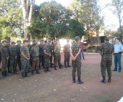 3ª Bateria de Artilharia Antiaérea recebe instrução da Força Tática em Três Lagoas
