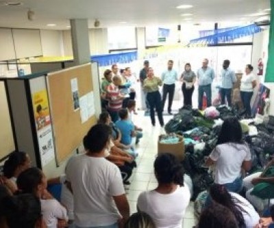 Assistência recebe mais de 3 mil peças de roupas arrecadadas pelo SENAC de Três Lagoas