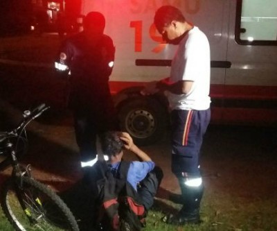 Homem sofre acidente há 50 metros de casa no bairro Jardim Oiti