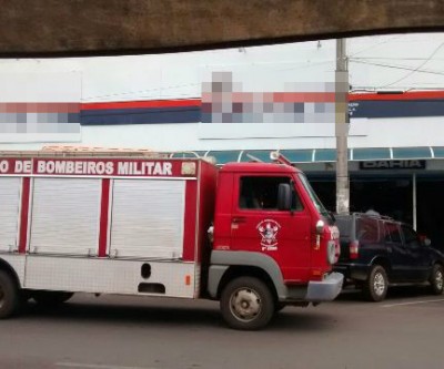 Bombeiros atendem princípio de incêndio em loja de departamentos de Três Lagoas 