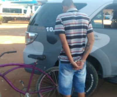 Bicicleta furtada é recuperada e autor preso por receptação