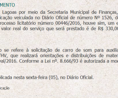 Nota de Esclarecimento 