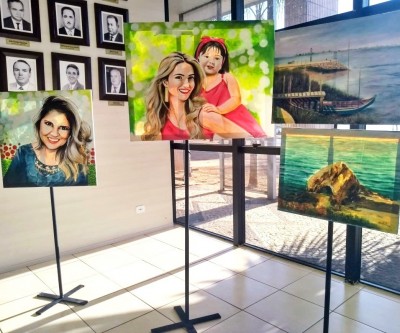 Biblioteca Municipal recebe exposição de telas em homenagem a Três Lagoas