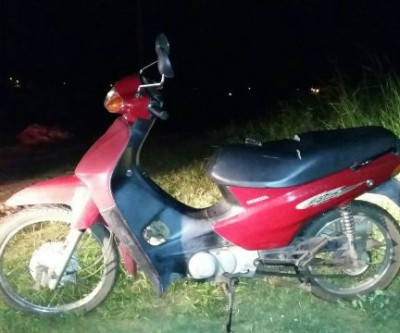Polícia Militar recupera moto no bairro Jardim das Violetas 
