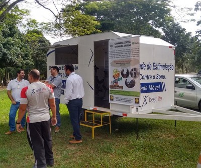 Fibria amplia estrutura de salas de estimulação contra o sono em Mato Grosso do Sul