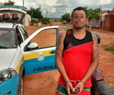 Polícia Militar cumpre mandado de prisão no bairro Jardim das Violetas