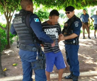 Populares impedem que mulher seja vitima de dois furtos no mesmo dia