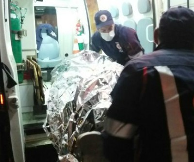 Vítima de acidente grave em Água Clara é resgatada ao Hospital Auxiliadora