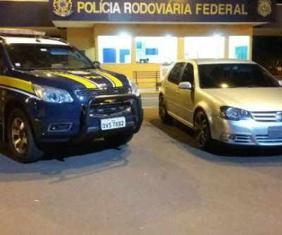 PRF recupera em Três Lagoas automóvel furtado e clonado no interior de São Paulo
