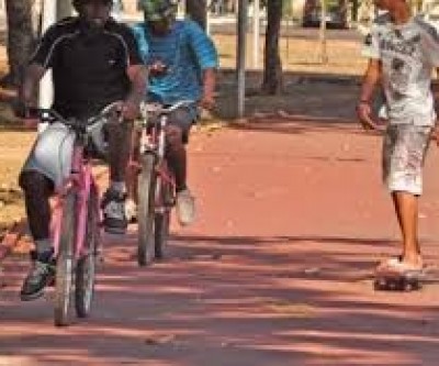 Jovem é detida porque andava de bicicleta na pista de saúde da Lagoa Maior