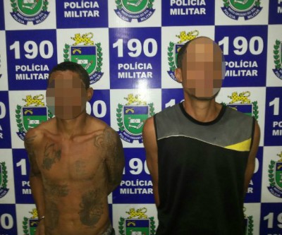 Polícia Militar prende acusado de trafico de drogas e usuário no bairro Vila Guanabara 