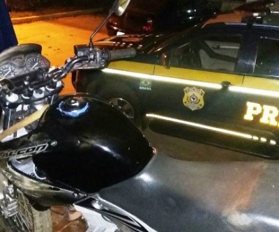 Moto de mecânico furtada no domingo no Novo Oeste é recuperada pela PRF 
