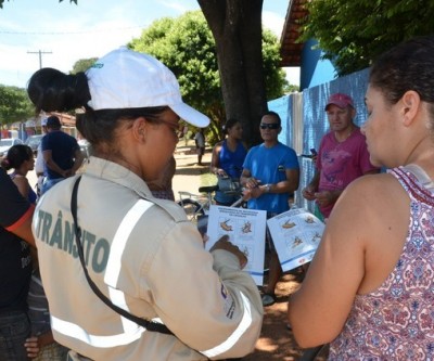 Prefeitura realiza trabalho de conscientização para diminuir acidentes de trânsito