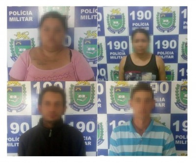 Polícia Militar prende quatro pessoas foragidas da Justiça