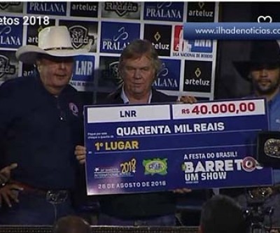 Peão que mora em Ilha Solteira vence rodeio de Barretos e leva R$ 40 mil e vaga no The American