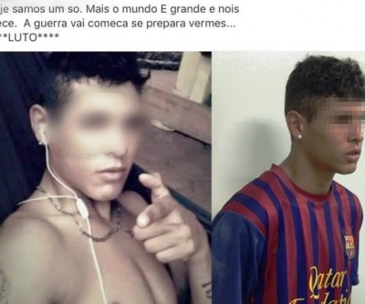 Jovem que ameaçou matar policiais em facebook é preso e pede desculpas 