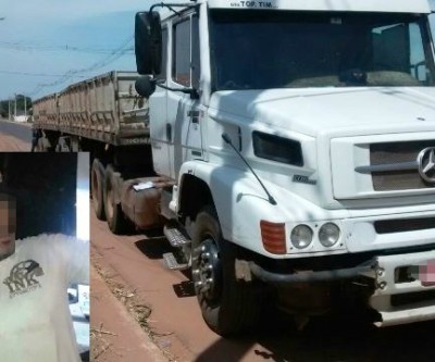 Após acidente, carreteiro é preso em flagrante por dirigir embriagado 