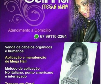 Cabeleireira de Três Lagoas faz sucesso com alongamento, tranças e aplicação de Mega Hair 