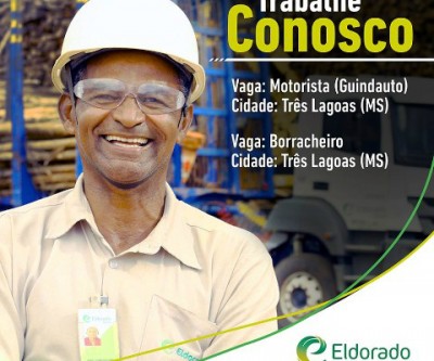 Eldorado Brasil oferece oportunidades em Três Lagoas   