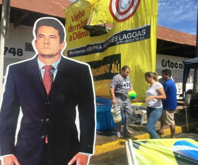 Protestos contra a corrupção em Três Lagoas têm baixa mobilização 