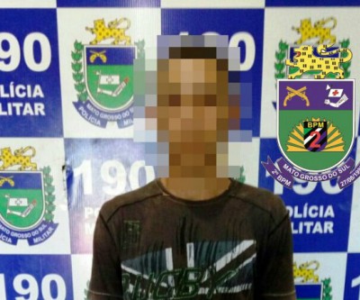 Menor é apreendido após ser acusado por tráfico de drogas 