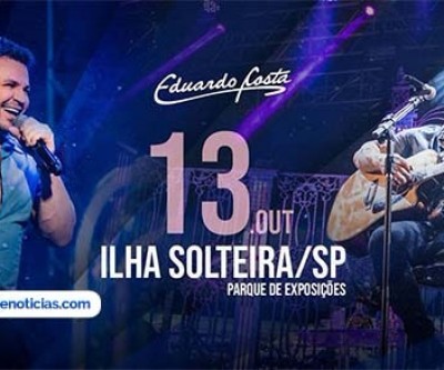 Show com Eduardo Costa na FAPIC é confirmado; Ingressos começam a ser vendidos neste sábado