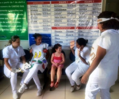 Crianças recebem atendimento especial na ESF Santa Rita