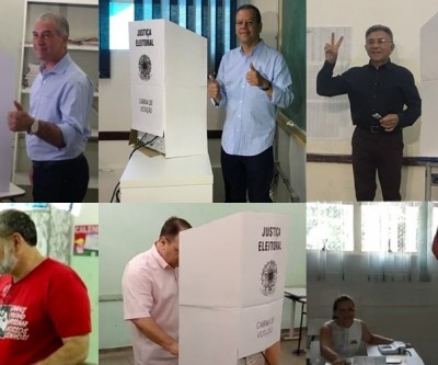 Todos os candidatos ao Governo de MS votaram no período da manhã deste domingo