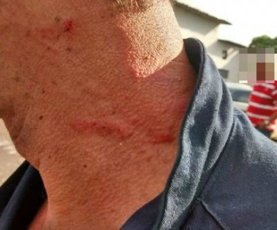 Mulher vai procurar marido em seu trabalho e casal troca tapas em via pública 