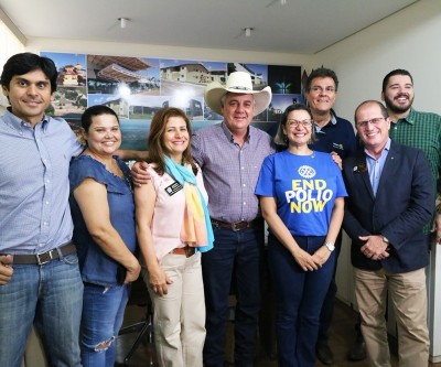 Governador do Rotary Club visita prefeito Angelo Guerreiro